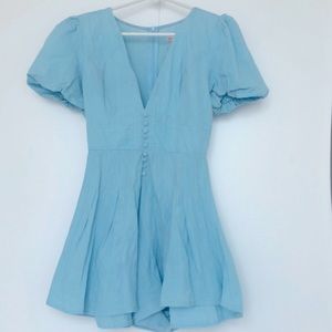 Hello Molly Blue Romper